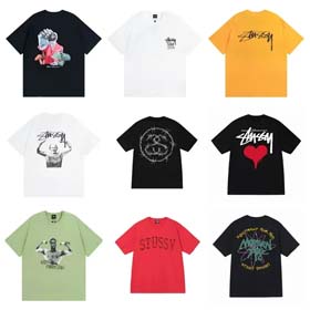 Sommer Mode Marke Stu kreative Umkehr Logo Buchstabe reine Baumwolle T-Shirt-1848  