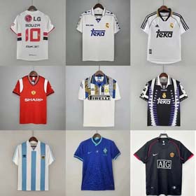 Real Madrid Trikot Carlos Raul Team Retro Fußball Trikot-1941  