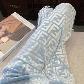 Fendi Breitbeinhose mit doppelten F-Buchstaben für Frauen, Herbstvorhang, lose Casual-Hose, cool und  