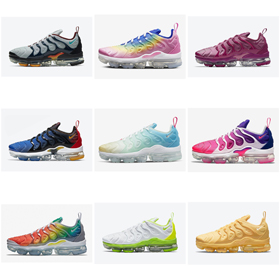 Nike Vapormax Plus Air Rainbow Mode Sport Nähen Low-Top Laufschuhe-2662  