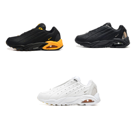 Nocta Nike Hot Step Air Terra Schwarz Universität Gold Sport Mode Low-Top Lifestyle Schuhe Unisex-26  