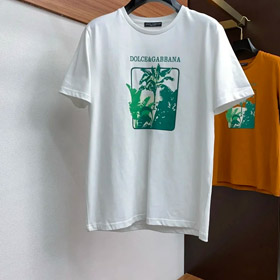 Dolce & Gabbana Neues gedrucktes lockeres schweres Buchstaben Kurzarm Rundhalsshirt (40 Stile) -2804  