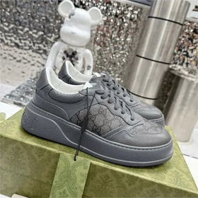 GUCCI Leder Low-Top Spitze-up Mode Sneakers (7 Stile)-2949  