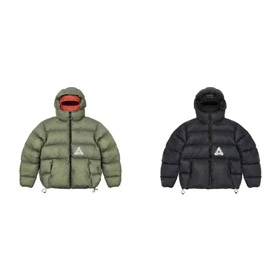 PALACE FW21 Pertex Balaclava Puffa Daunenjacke mit Kapuze mit Logo-4357  