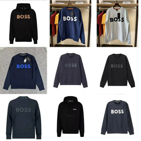 BOSS Hoodie Rundhalspullover Kollektion-4427  